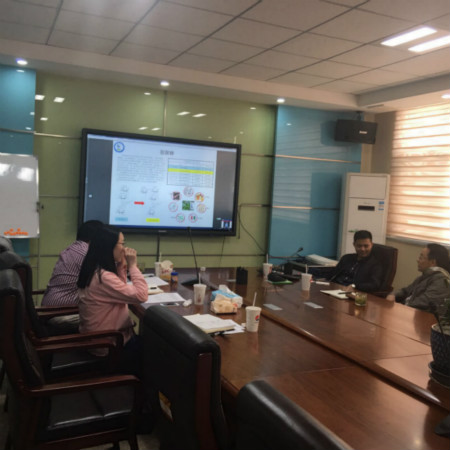 印度客戶來訪無錫市海昌機械設備有限公司